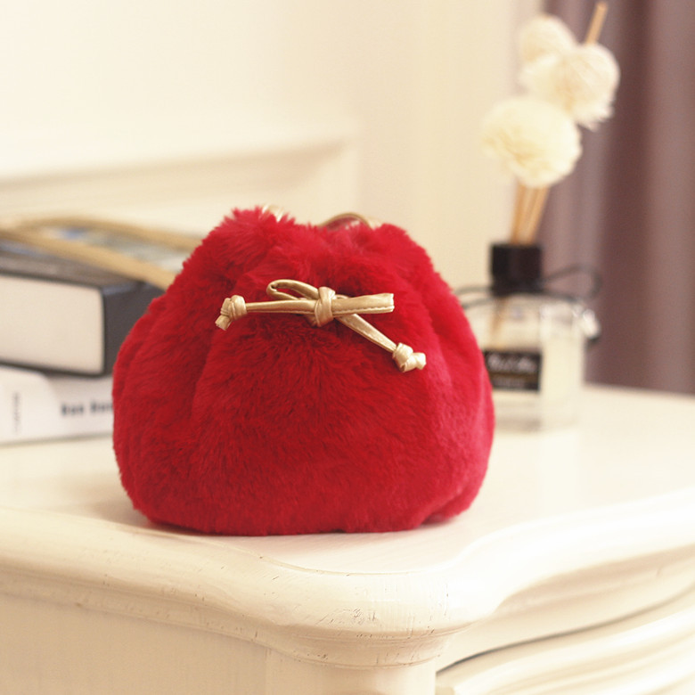 Pink Plush Bag