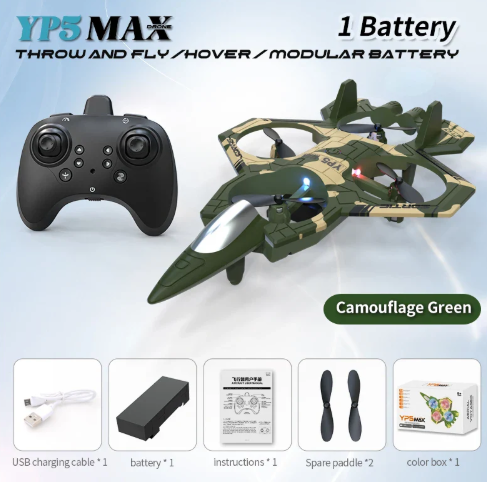 2.4G L0712 RC Vliegtuig – Foam Glider met Licht & Gyroscopische Besturing, Speelgoedvliegtuig voor Jongens image