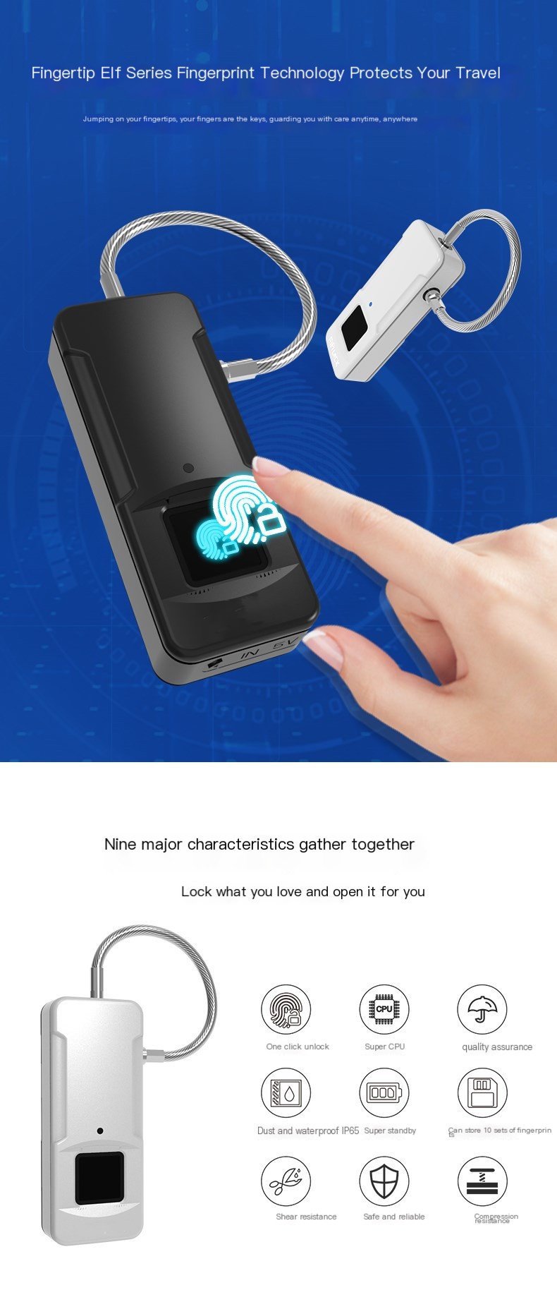 Smart Bluetooth Password Lock Image 3