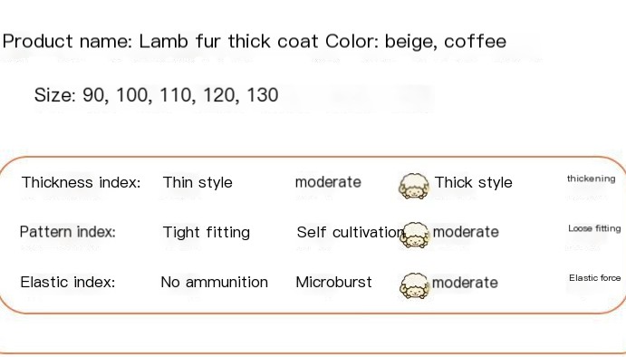 Lamb Cashmere Thickened Coat - Image 1