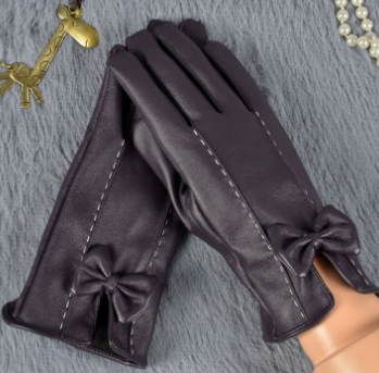 Leather Gloves Black