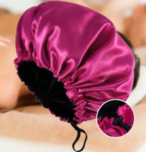 Satin Hair Bonnet Pink