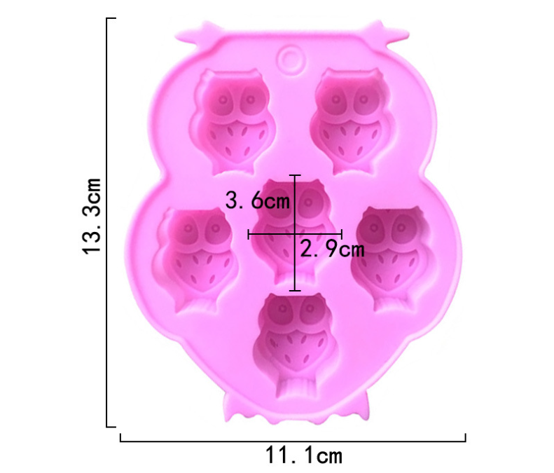 Silicone Chocolate Molds - Owl Design