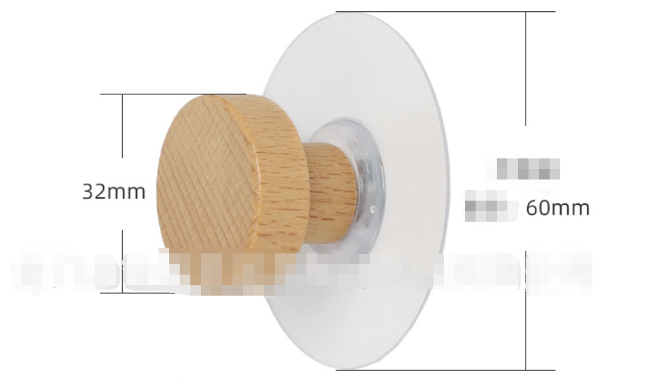 Nordic Solid Wood Wall Hook