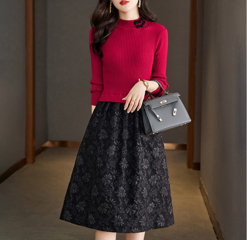 Knitted Dress Coffee