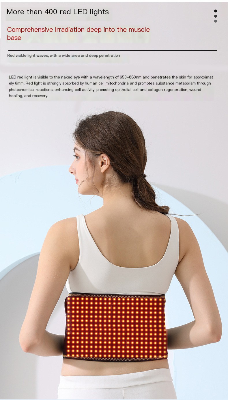 Infrared Therapy Red Belt - Adjustable Fit