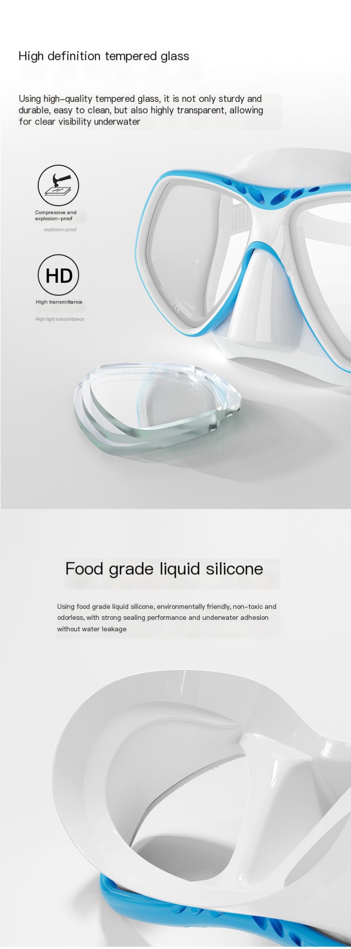 M201 Snorkeling Goggles 4