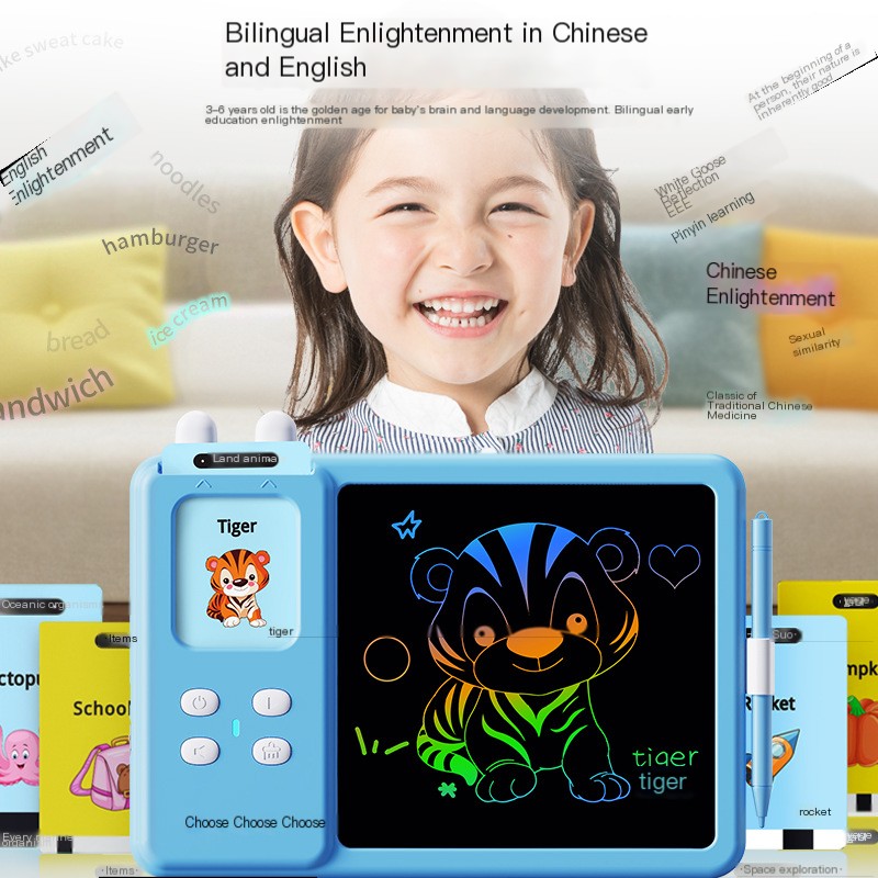 Blue LCD Graffiti Writing Tablet