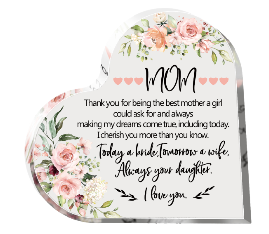 Modern Art Heart Plaque