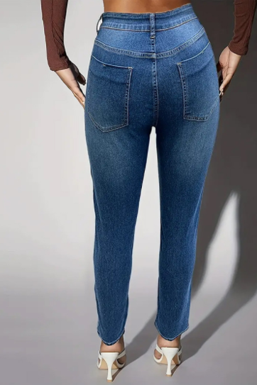 Women's High Waisted Denim Jeans 4