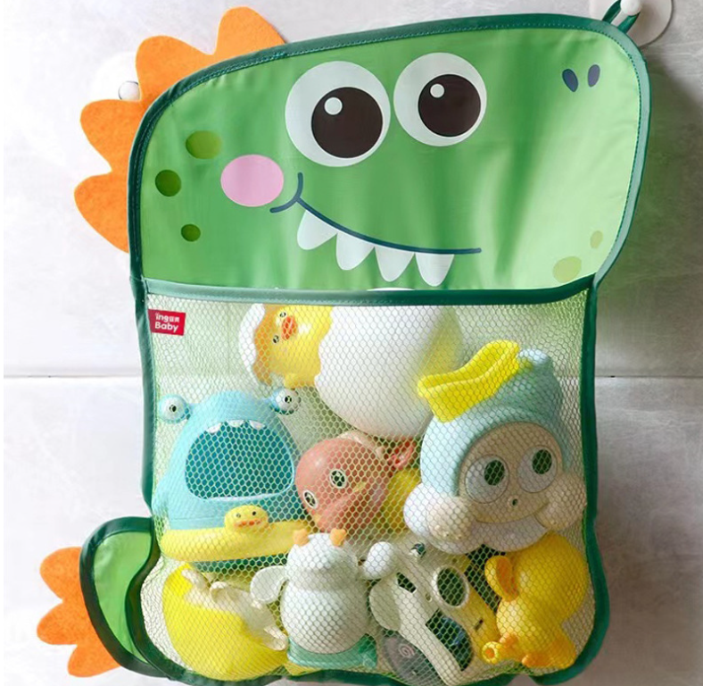 Dinosaur Bath Toy Storage Bag