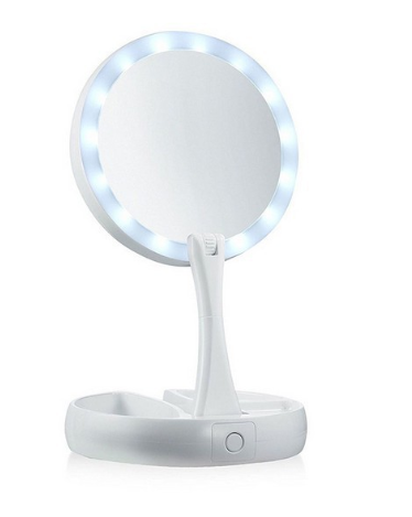 LED Folding Makeup Mirror