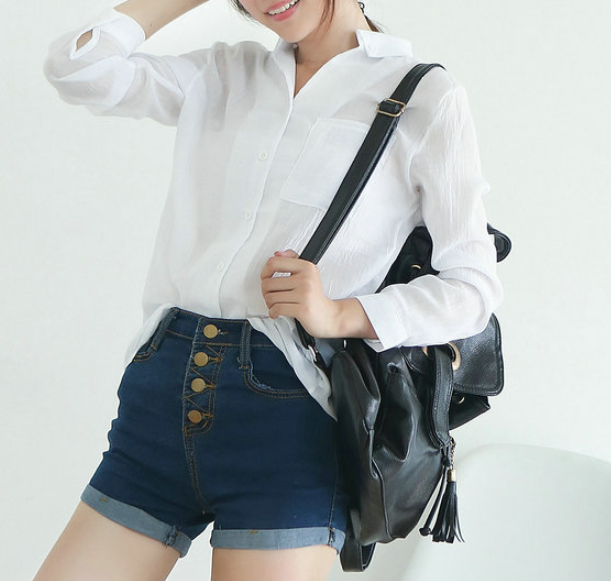 Cotton and linen shirt - Image 3