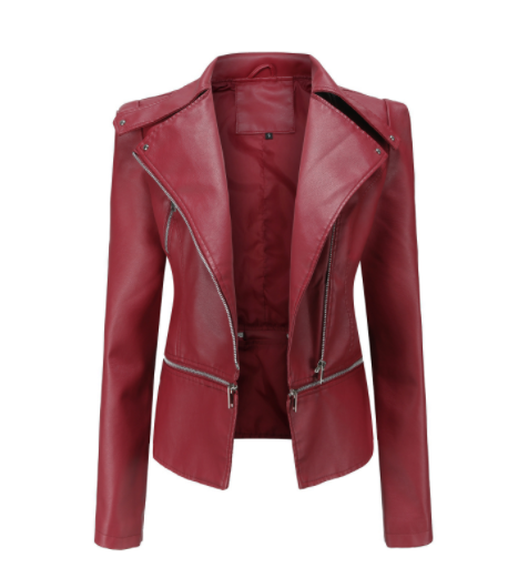 Motorcycle Leather Jacket Image 2