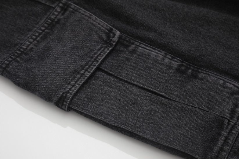 Men's High Street Vintage Washed Loose Wide Leg Jeans - Fashion