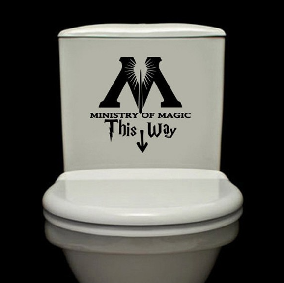 Toilet Wall Sticker
