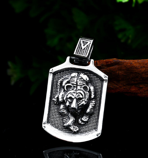 Stainless Steel Tiger Necklace
