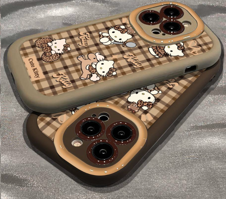 Cute Lattice Bow Silicone Phone Case