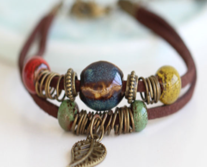Ceramic Beads Bracelet Image 3