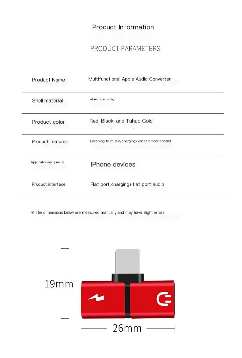Silvery Adapter