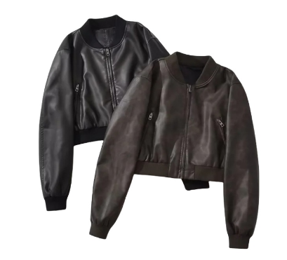 Vintage Genuine Leather Jacket - Rebel image