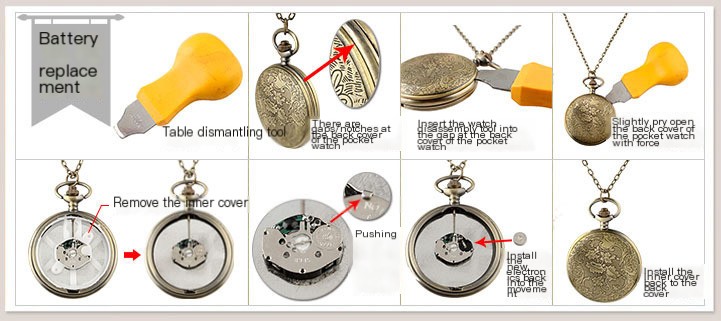 Pocket Watch Back View