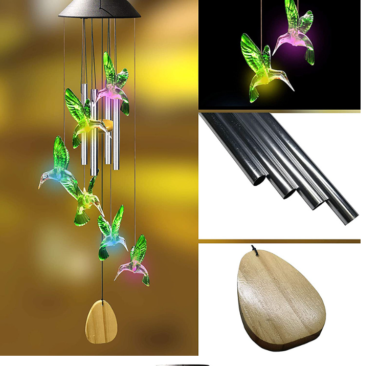 Solar Powered LED Windchime Design 7