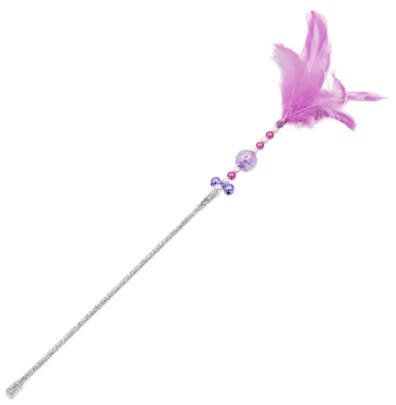 Colorful Feather Cat Teaser Wand