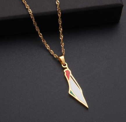 Palestine Chain Necklace Image 2