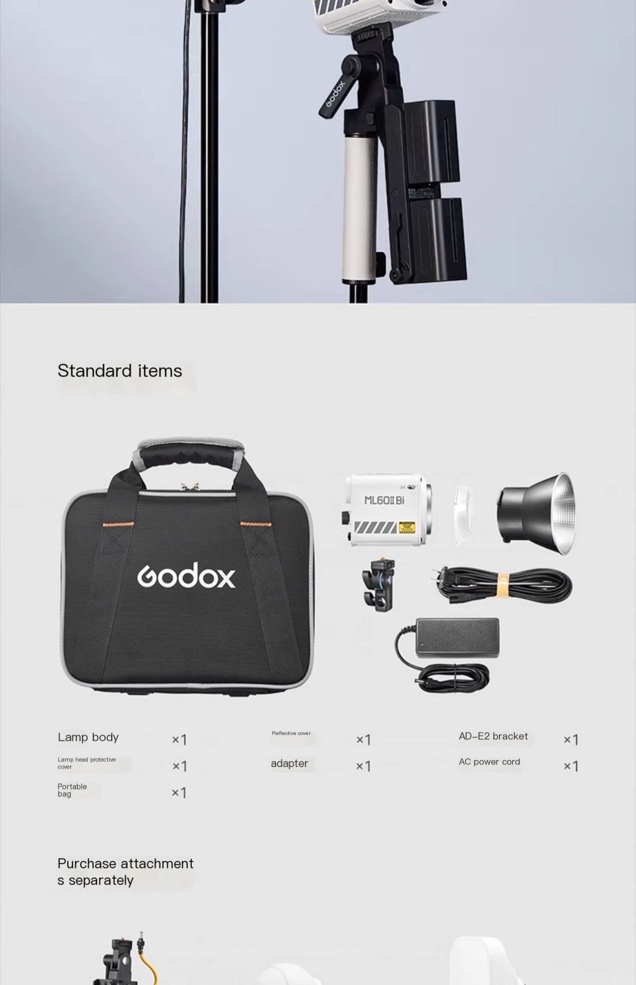 Godox ML60II Setup