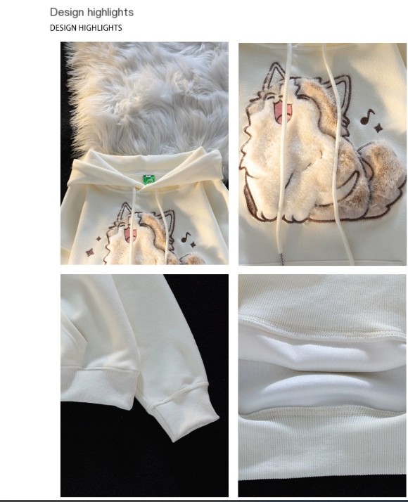 Korean Loose Hoodie Image 5