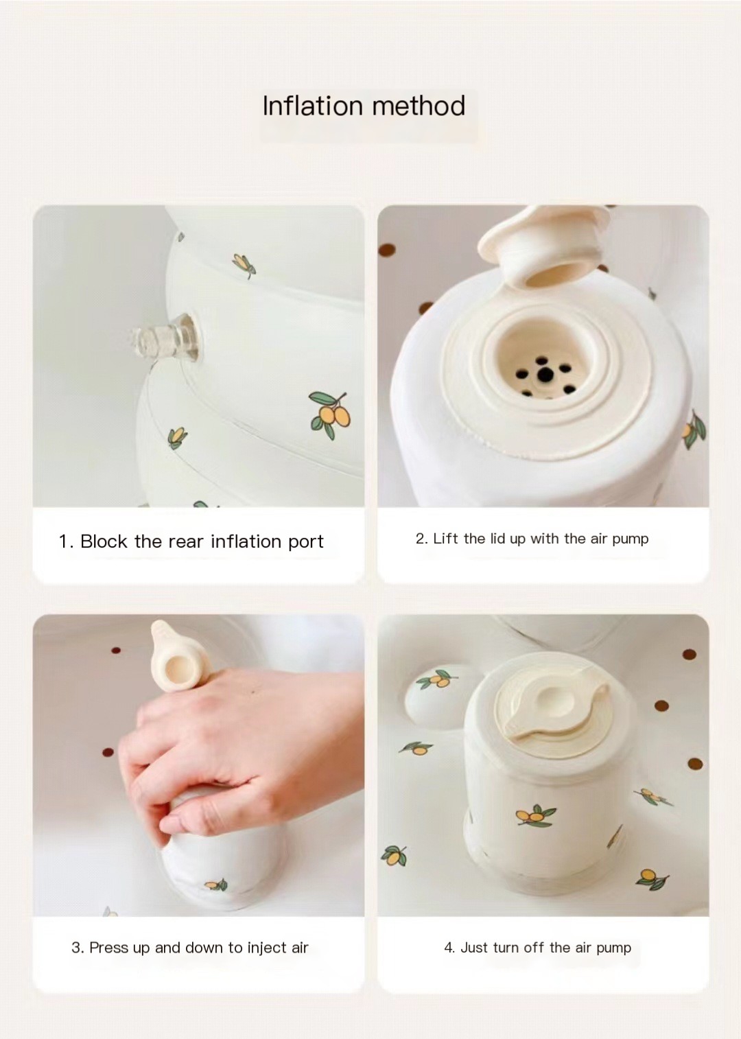 Flying saucer inflatable baby learning chair sofa pvc material baby learning to sit artifact factory spot