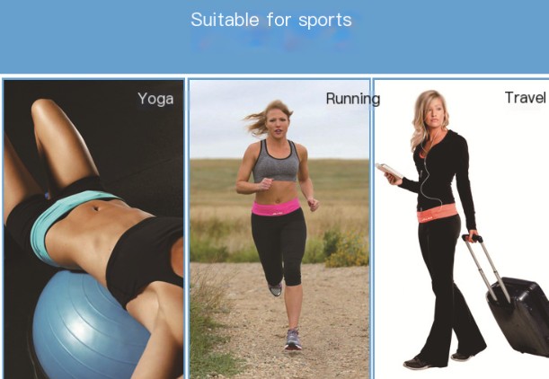 Sports Zipper Bag Waist Pack - Lifestyle