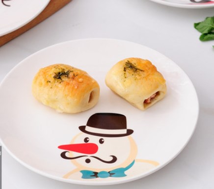 Christmas Deer Plate