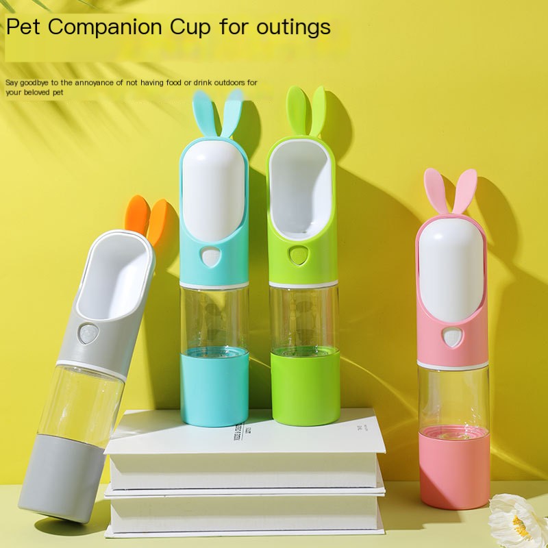 Dog Water Bottle Green