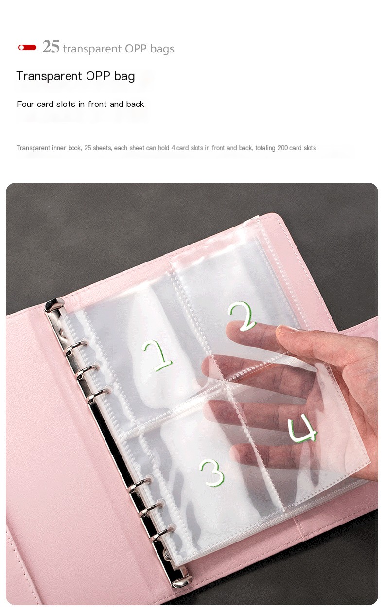 Example of savings tracker inside the notebook