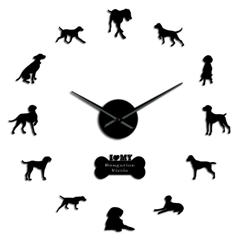 DIY French Bulldog Wall Clock