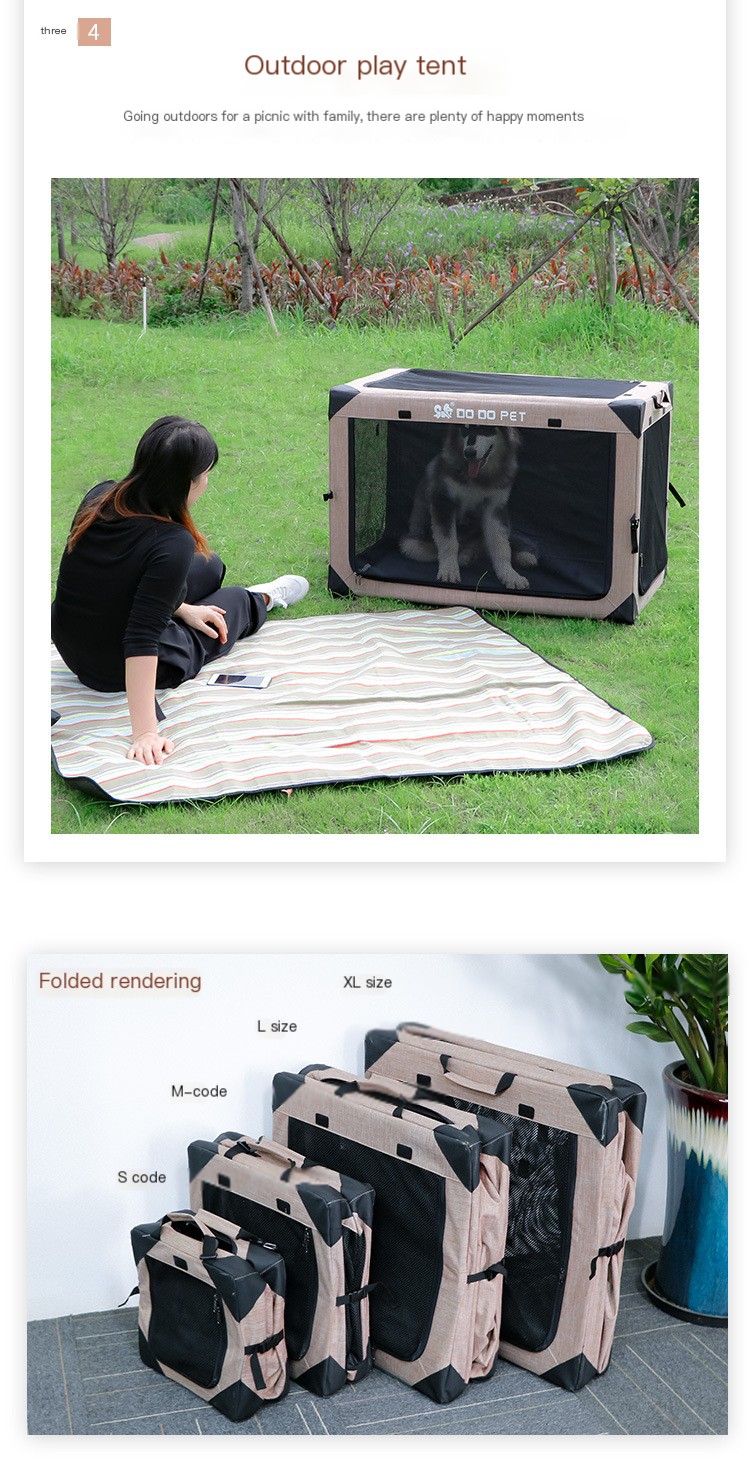 DODOPET Car Dog Cage 4