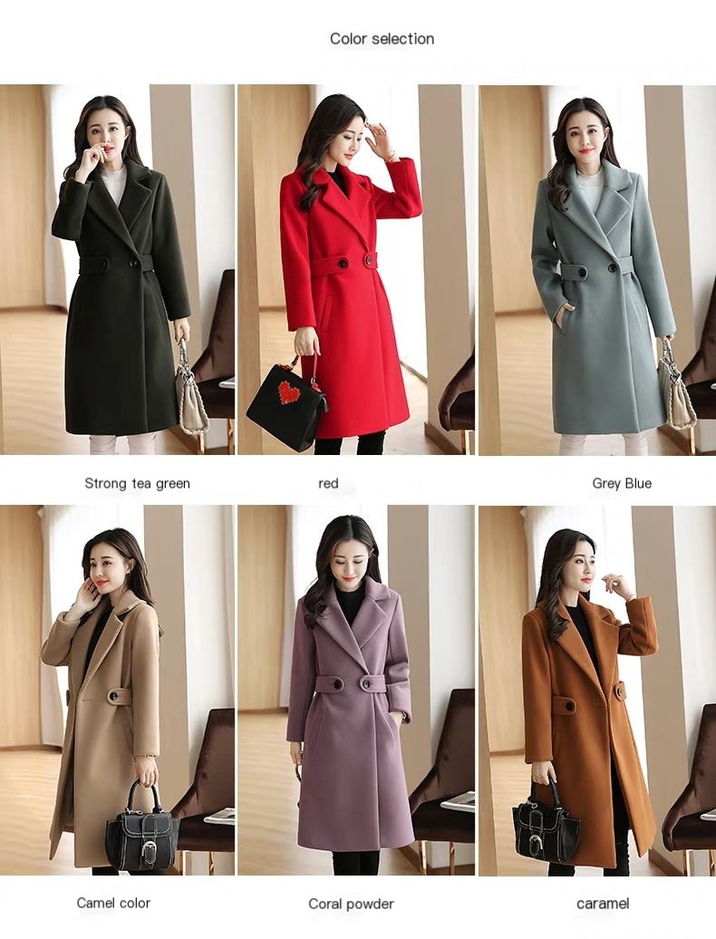 Women's Woolen Coat Image 1