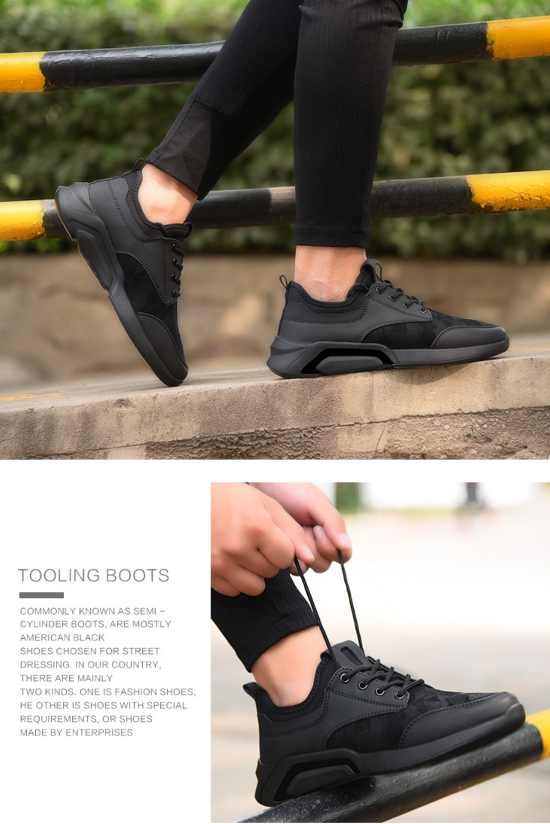 Casual Sports Shoes - Black