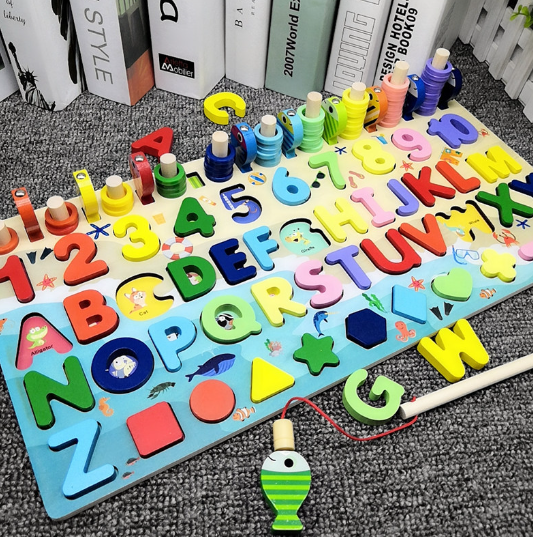 Animal Alphabet Number Logarithmic Board