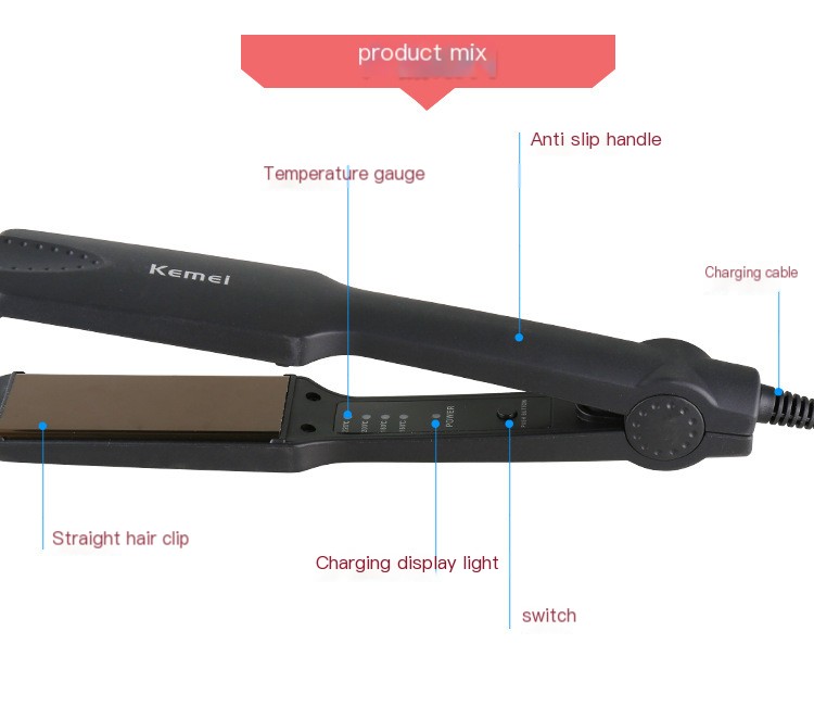 Electric Hair Straightener Image 1