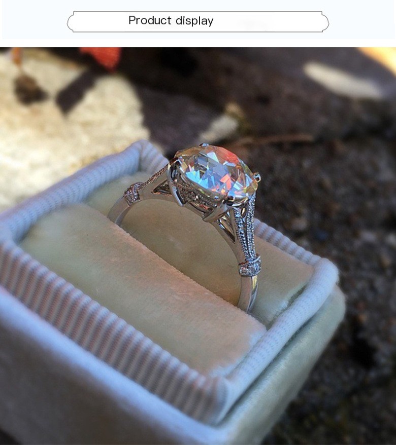 Moissanite Engagement Ring