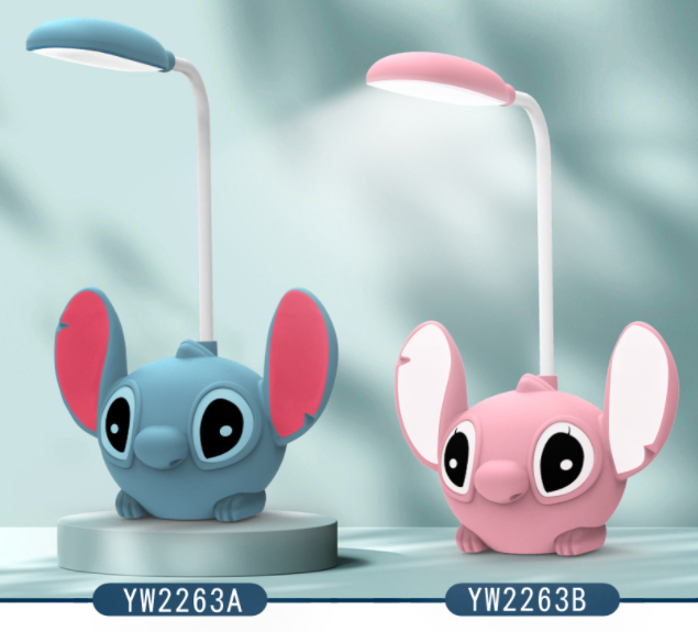 Abajur Stitch LED Table Lamp in Pink