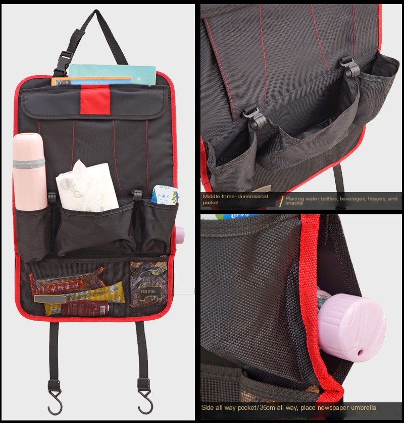 Car Seat Back Storage Bag Image 4
