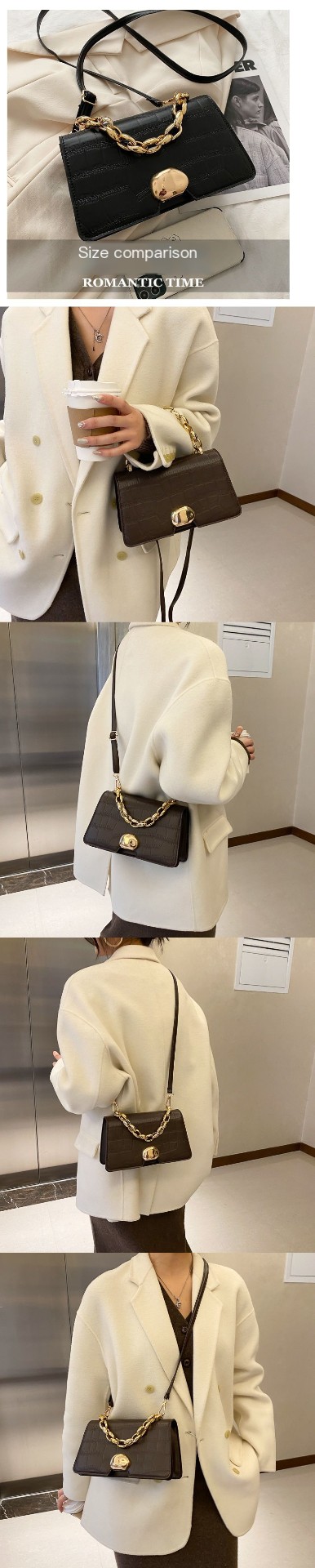 Black Small Square Bag