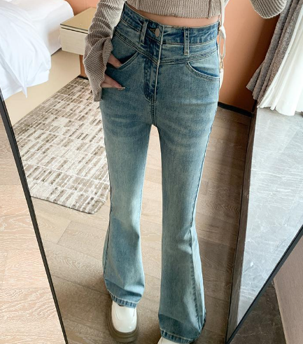 Women's Cotton Jeans Image 1
