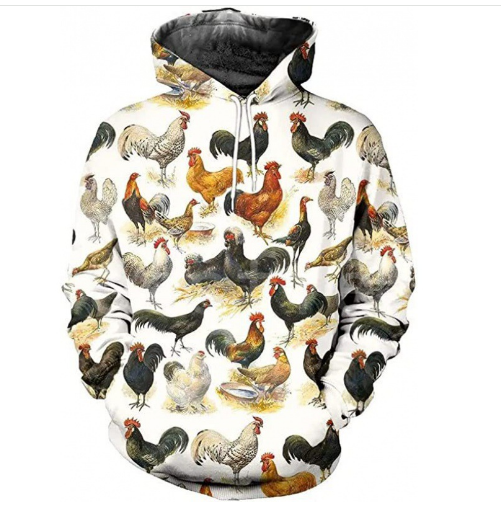 Hooded Solid Color Hoodie