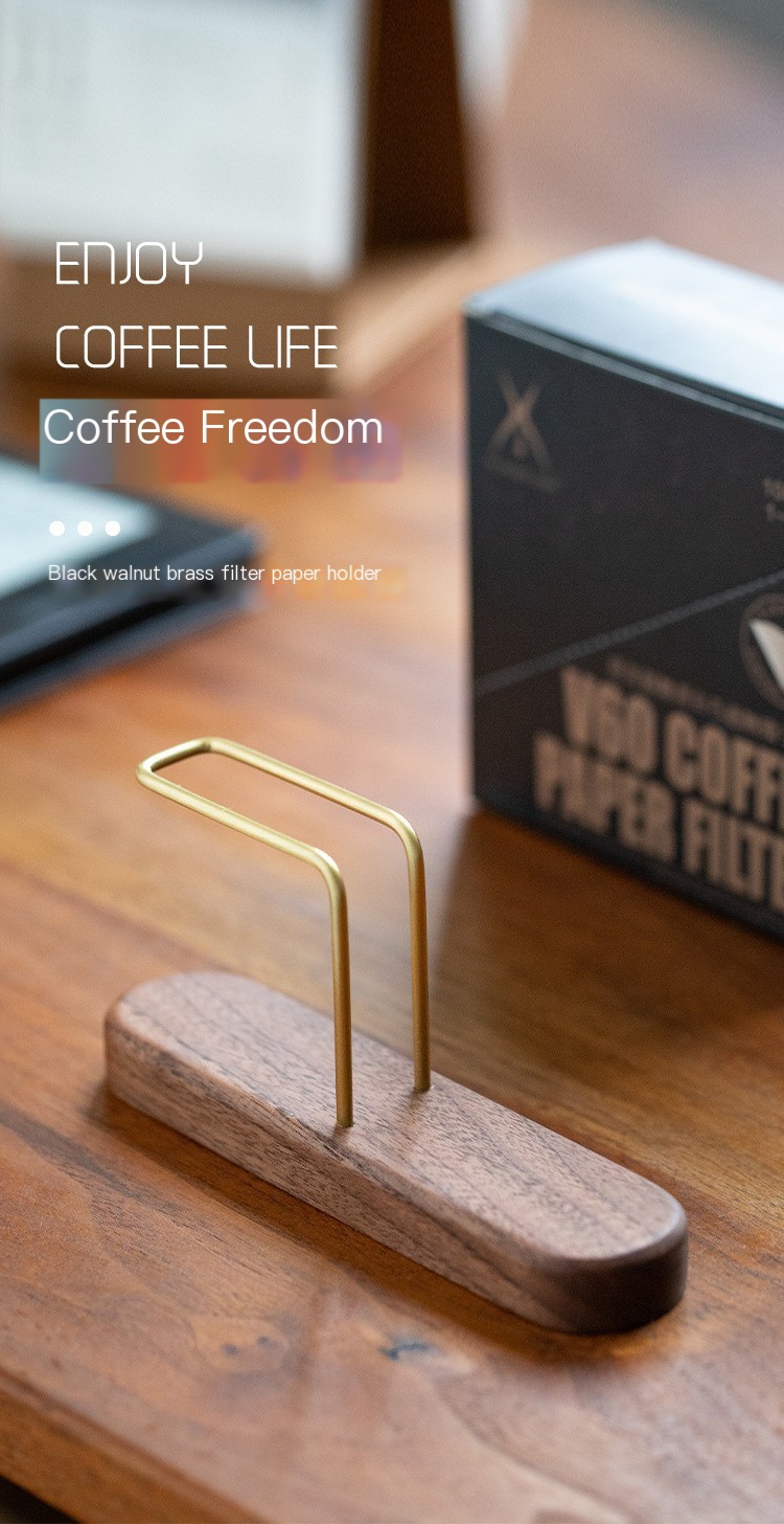 Black Walnut Coffee Filter Holder 1