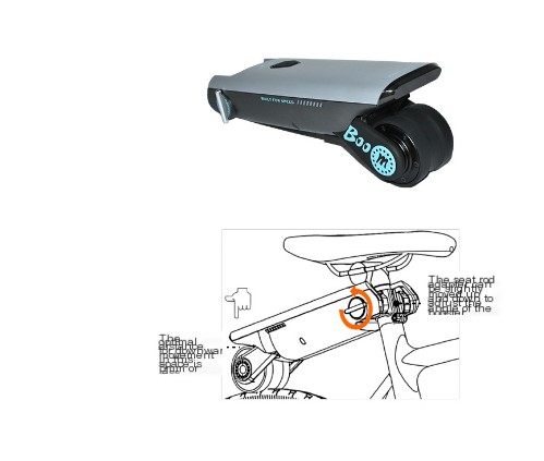 Electric bicycle mountain bike modification booster
